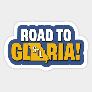 Road to Gloria Sticker